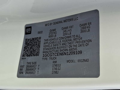 2022 Chevrolet Colorado LT