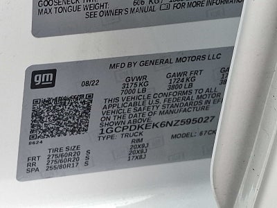 2022 Chevrolet Silverado 1500 LT (2FL)