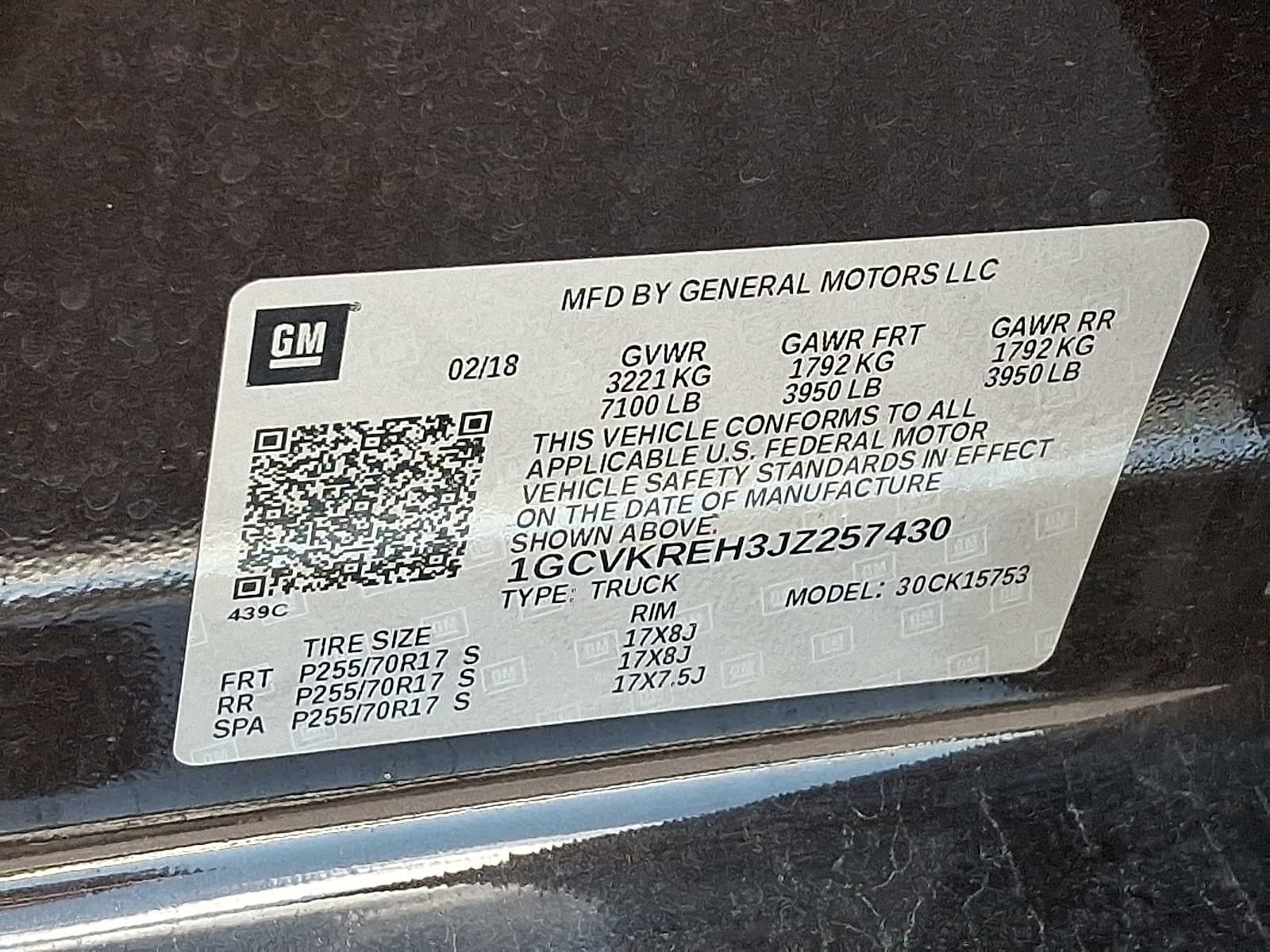 2018 Chevrolet Silverado 1500 LT