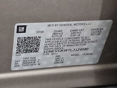 2020 Chevrolet Traverse LT Cloth