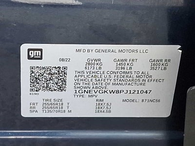 2023 Chevrolet Traverse LT Cloth