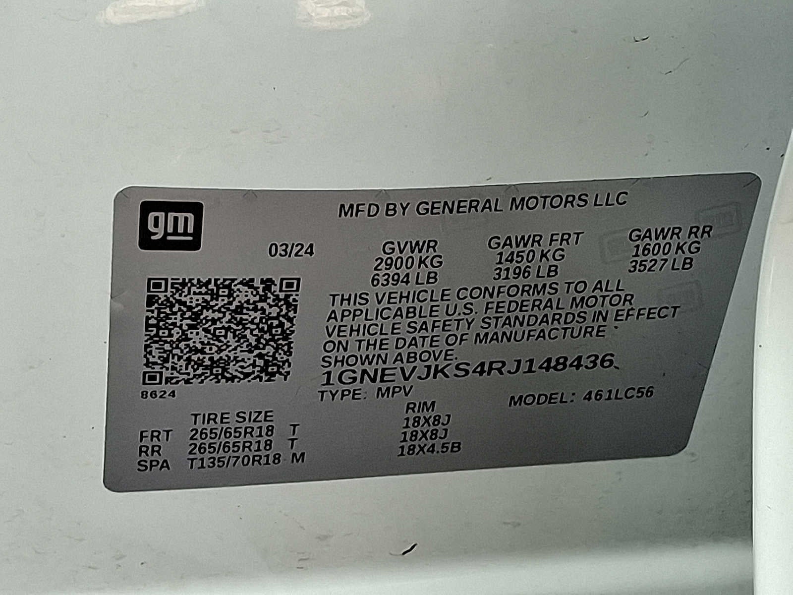 2024 Chevrolet Traverse Z71