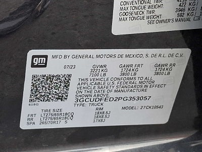 2023 Chevrolet Silverado 1500 LT Trail Boss