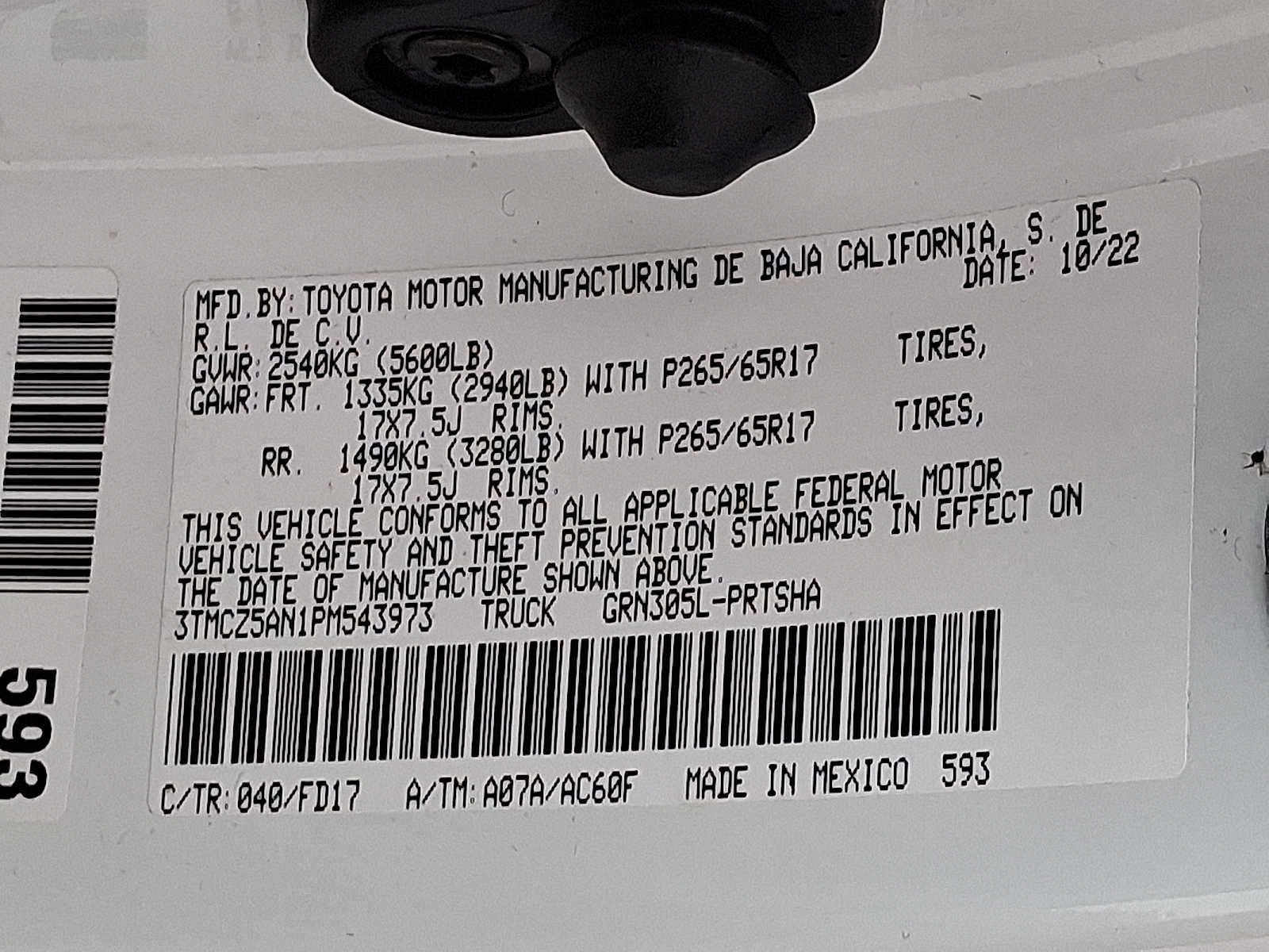 2023 Toyota Tacoma 4WD SR