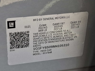 2021 Chevrolet Bolt EV LT