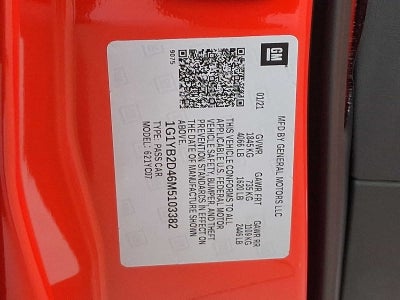 2021 Chevrolet Corvette Stingray 2LT