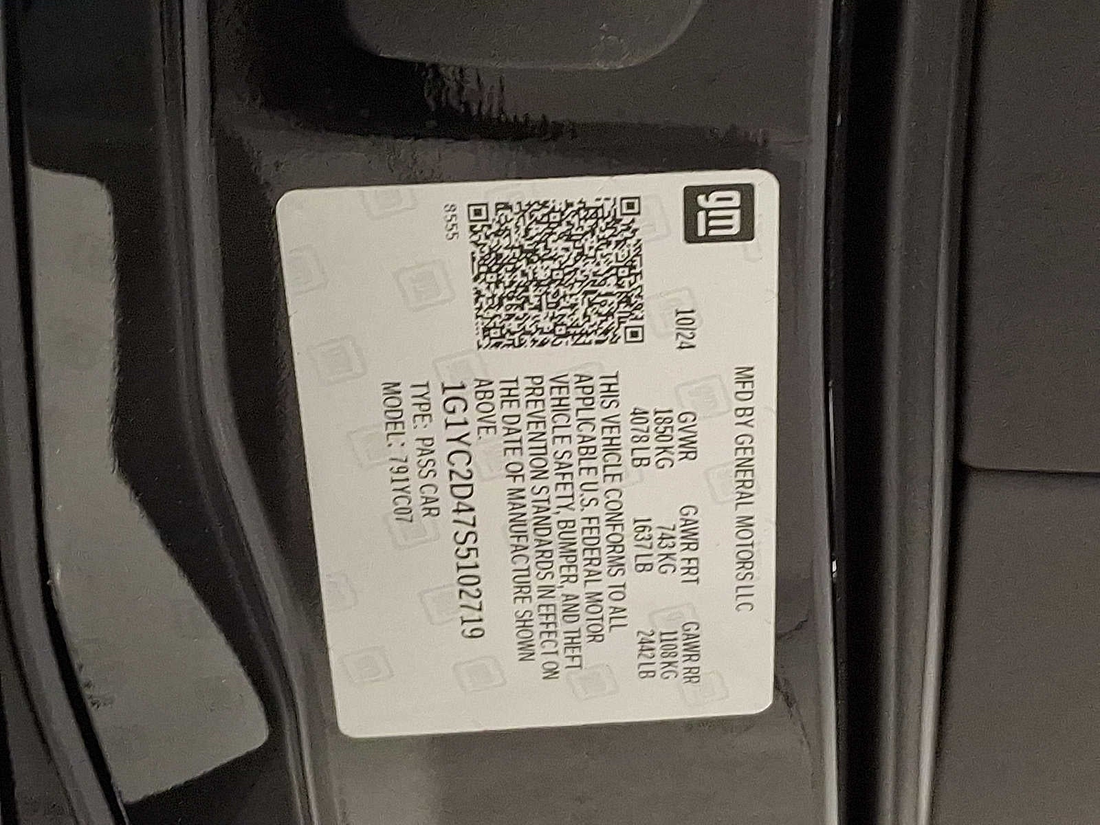 2025 Chevrolet Corvette Stingray 3LT