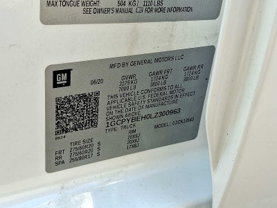 2020 Chevrolet Silverado 1500 Custom