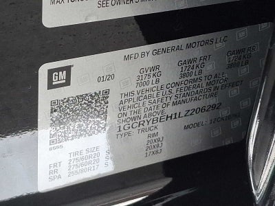 2020 Chevrolet Silverado 1500 Custom