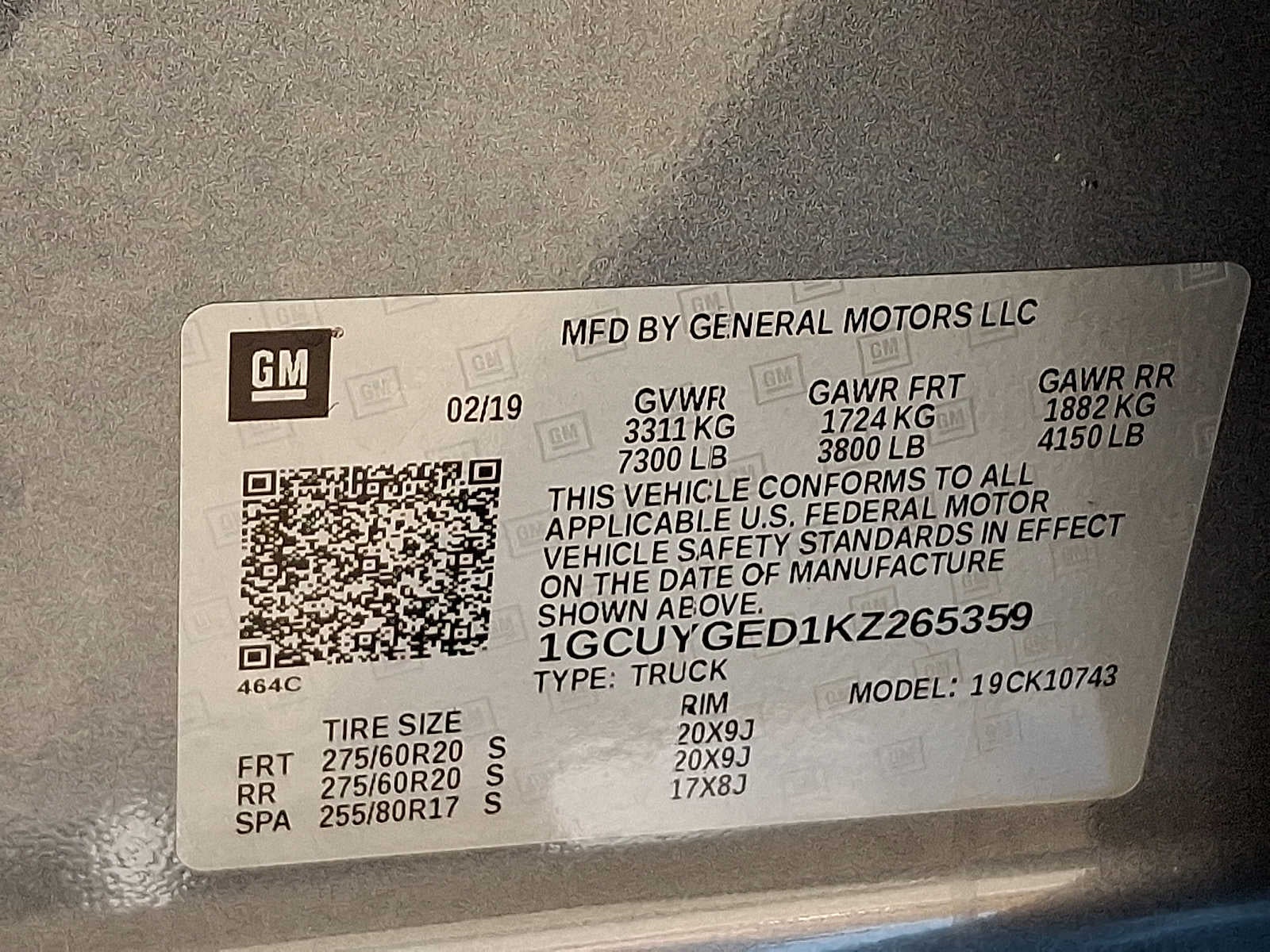 2019 Chevrolet Silverado 1500 LTZ