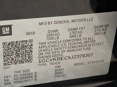 2018 Chevrolet Silverado 1500 LT