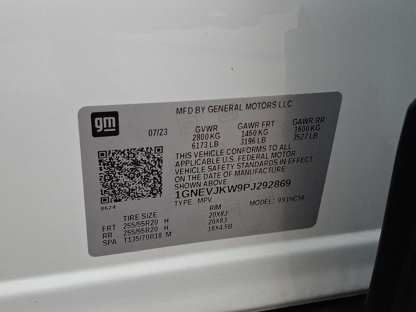2023 Chevrolet Traverse RS