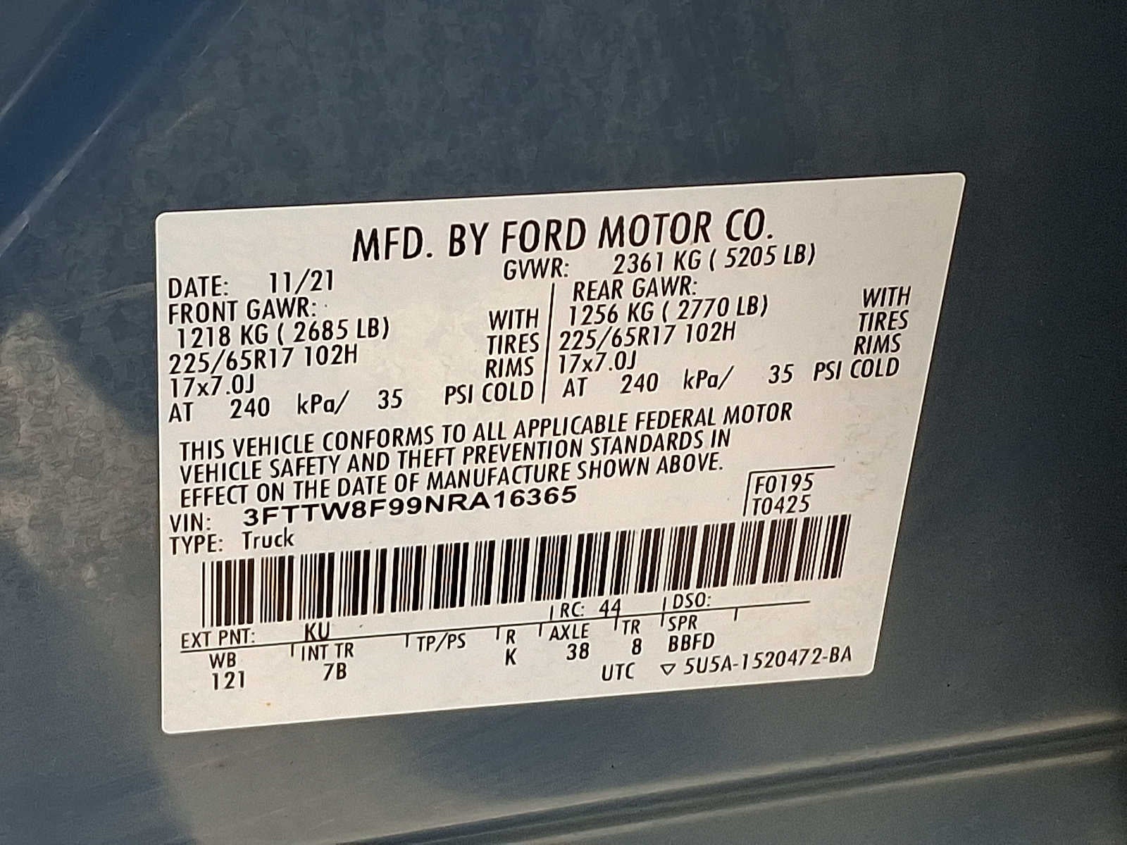 2022 Ford Maverick XL