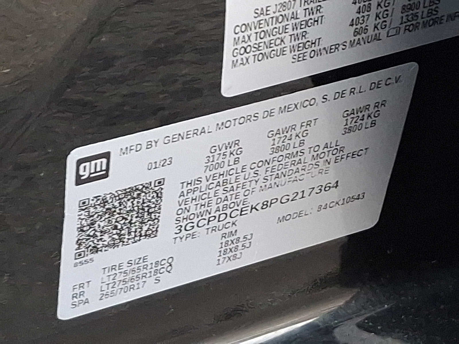 2023 Chevrolet Silverado 1500 Custom Trail Boss