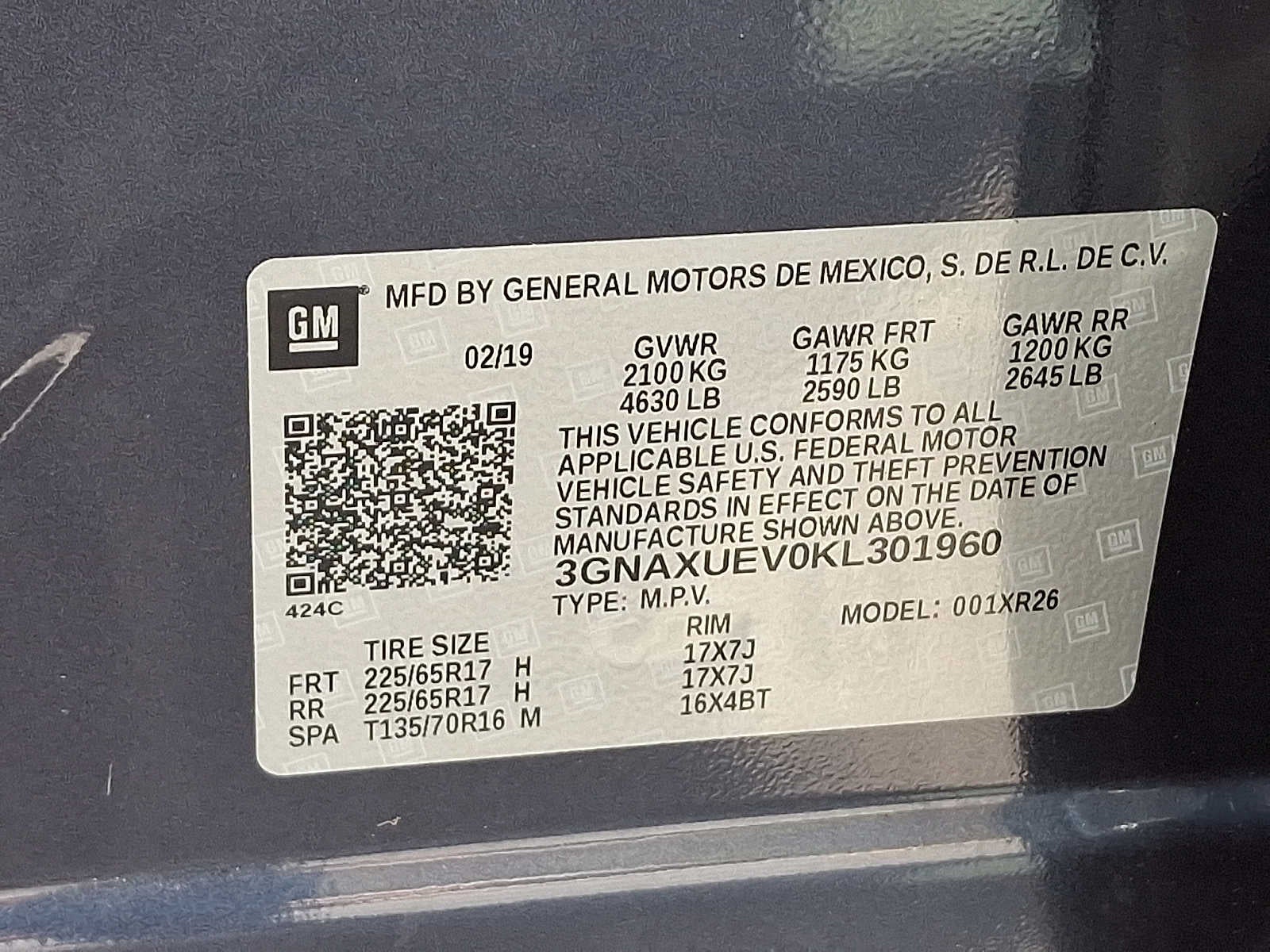 2019 Chevrolet Equinox LT