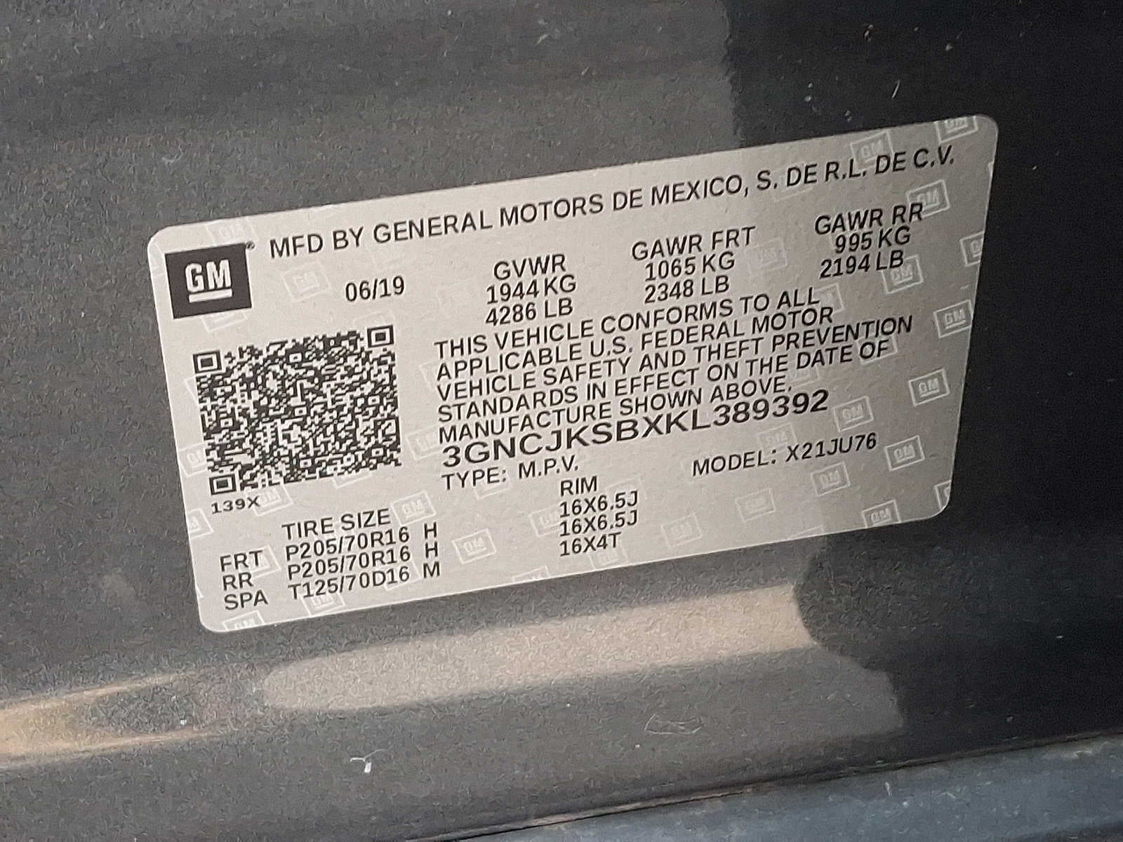 2019 Chevrolet Trax LS