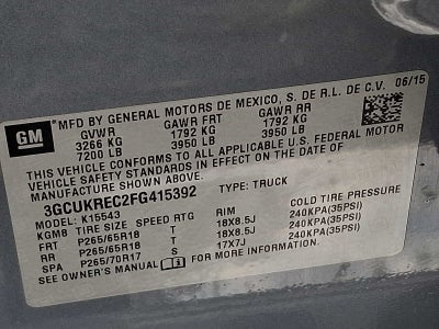 2015 Chevrolet Silverado 1500 LT