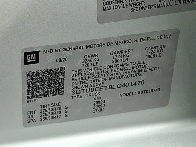 2020 GMC Sierra 1500 Elevation