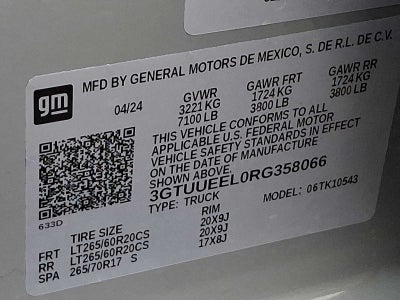 2024 GMC Sierra 1500 AT4