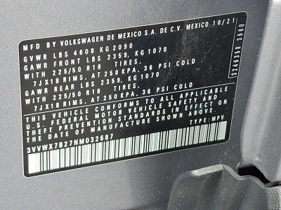 2022 Volkswagen Taos SE