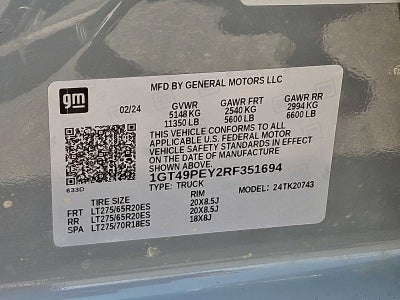 2024 GMC Sierra 2500 HD AT4