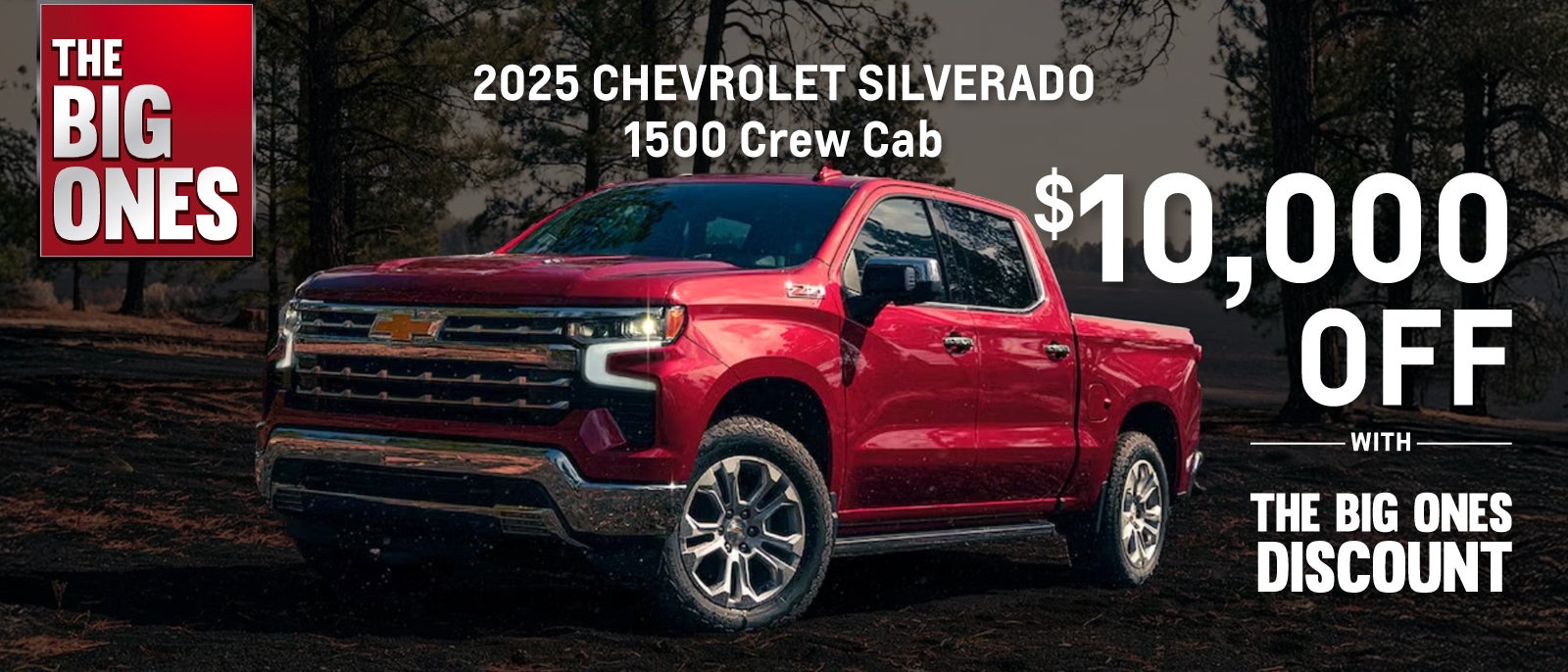 2025 Chevrolet Silverado 1500 Crew Cab Discount Offer